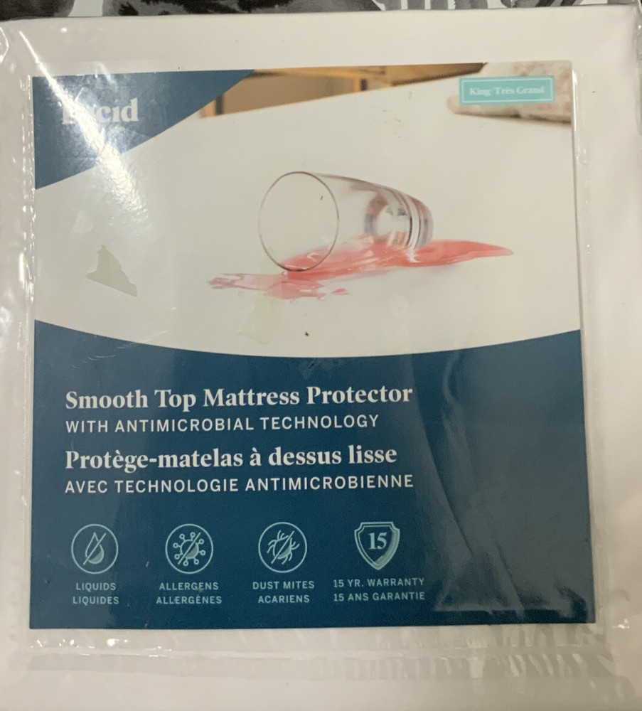 ⚡️LUCID Essence Top Mattress Protector with Antimicrobial Technology - King