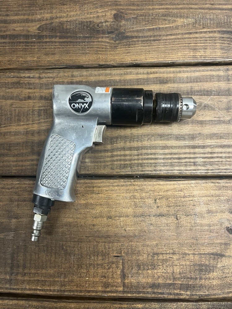 Astro Pneumatic 3/8" Reversible Air Drill Driver Onyx Model EXCELLENT