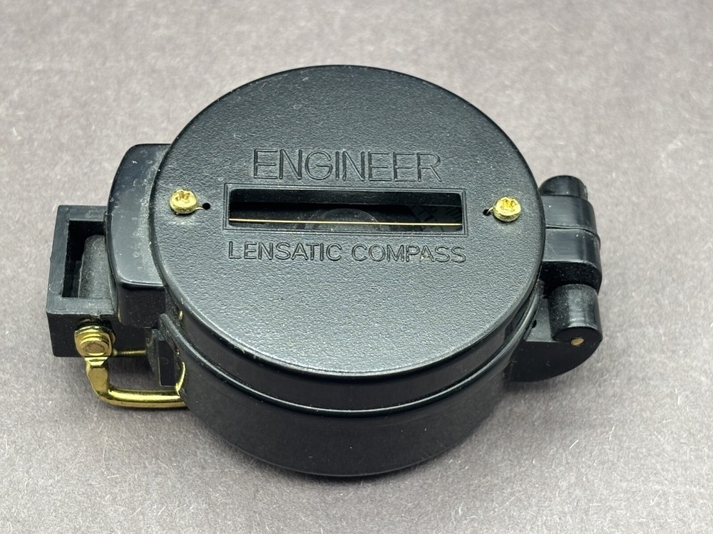 Vintage Engineer Lensatic Compass Directional Hiking Navigation
