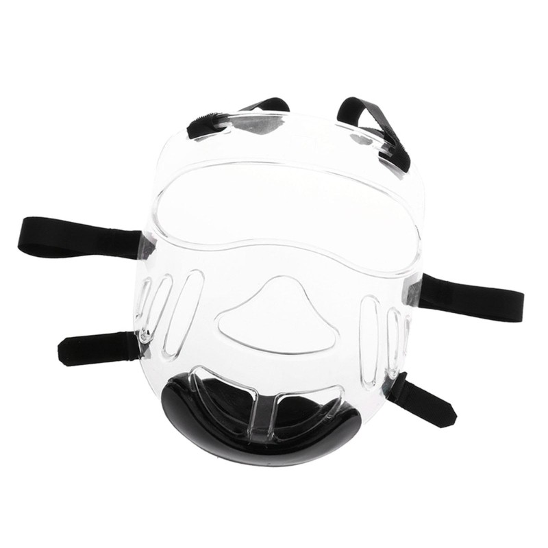 Taekwondo Face Shield Clear Detachable Protector Protective Mask Sport Accessory