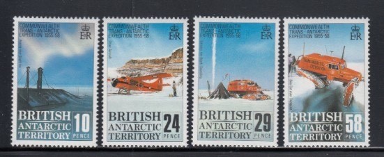 BRITISH ANTARCTIC TERRITORY Commonwealth Trans-Antarctic Expedition MNH set