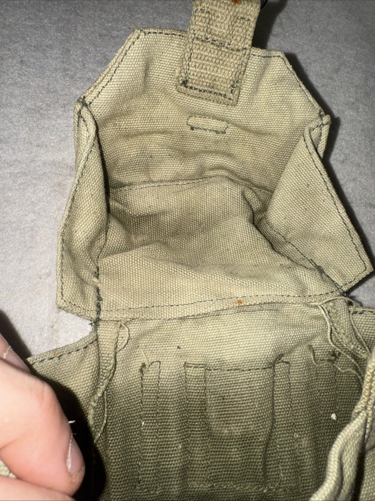 Vintage Canvas Military Pouch