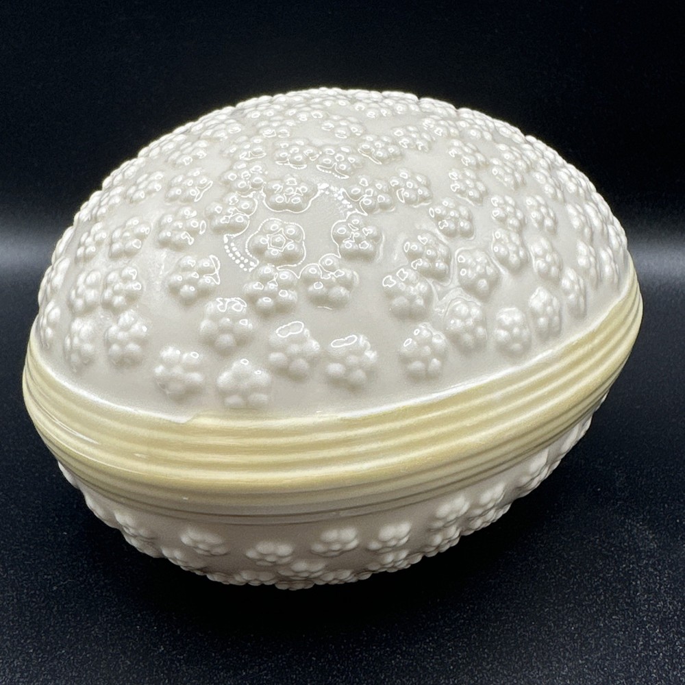 Large 5" Vintage Belleek Easter Egg