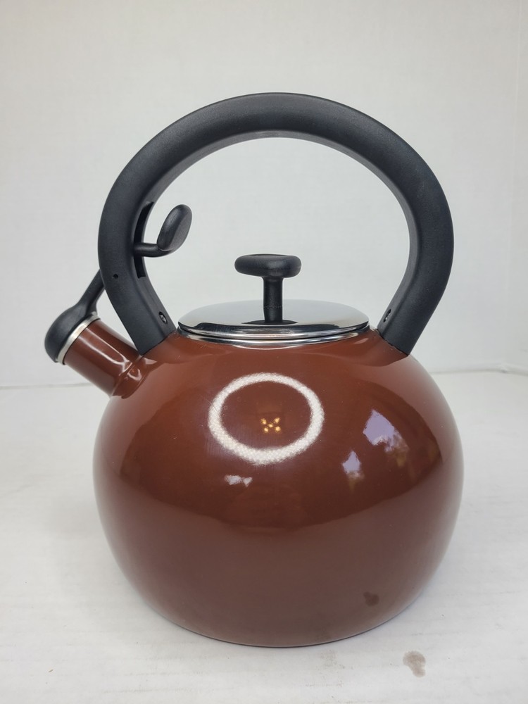 Silver Stone2 Porcelain Enamel Teapot 2 Quart Brand NEW