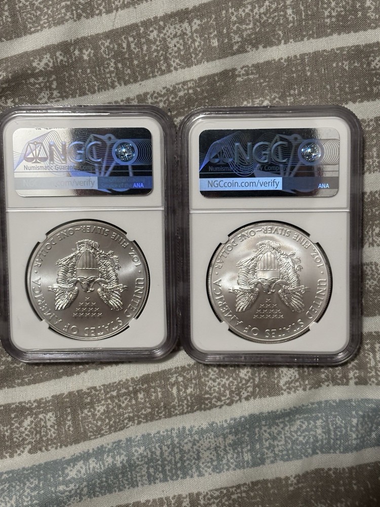 U.S. Mint 2012 Silver Eagle $1 1 oz .999, NGC MS69