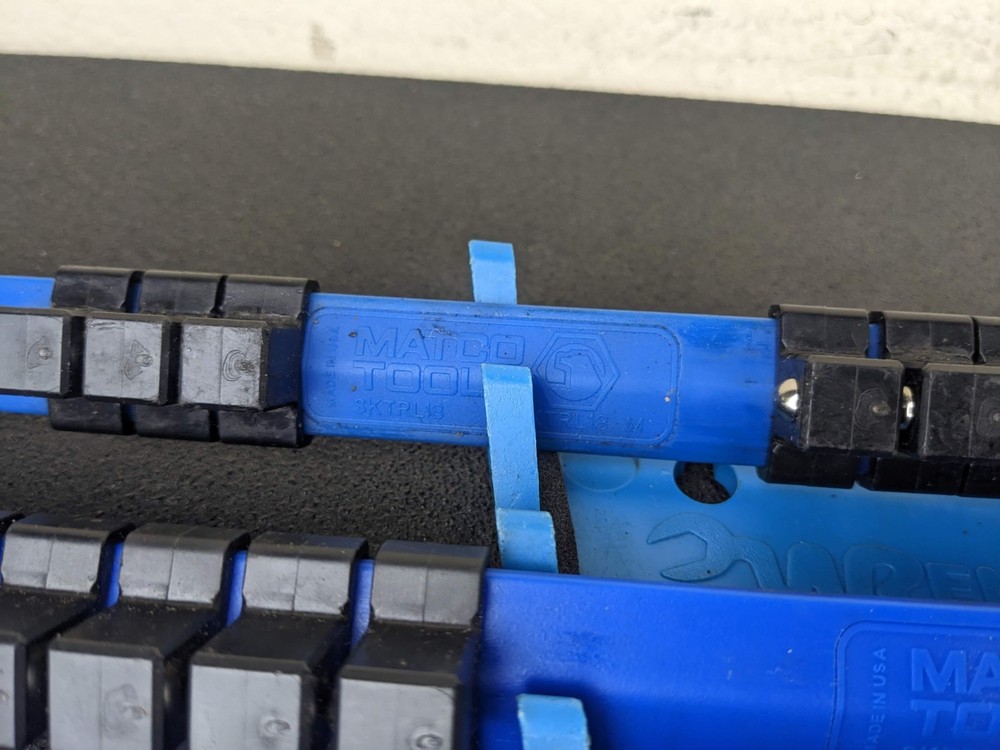 Matco Tools Plastic Socket Rail Organizers Lot