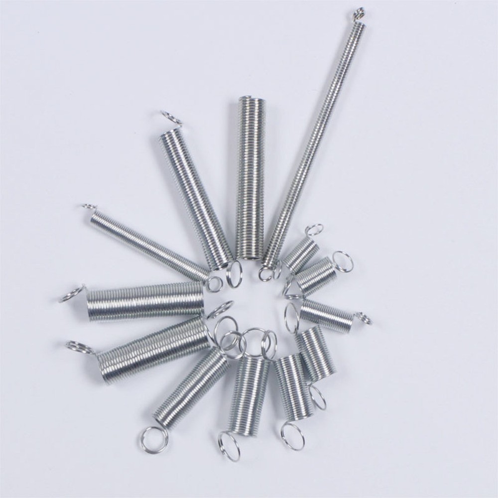 Metal Spring Set 200 PCS Compression Tension Stretch Hooks with Organizer