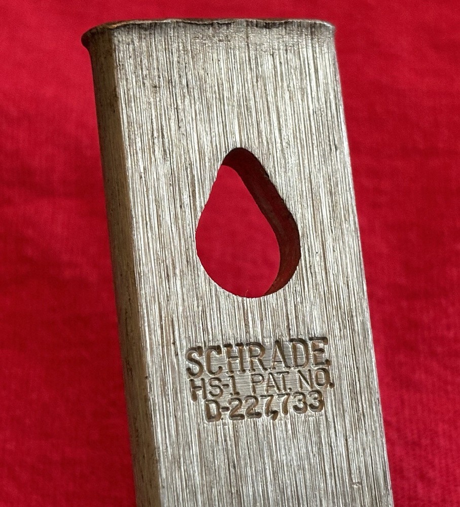 CUSTOM USMC KNIFE FROM FILE & SCHRADE HS-1 SHARPENER - ORIGINAL SHEATH