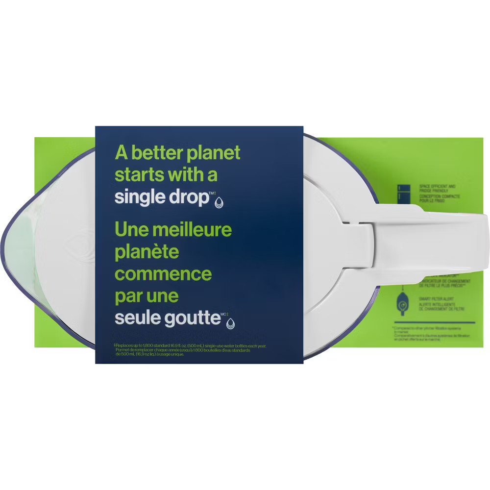 Brita Water Filter Soho Water Pitcher Dispensers with Longlast Water Filter -