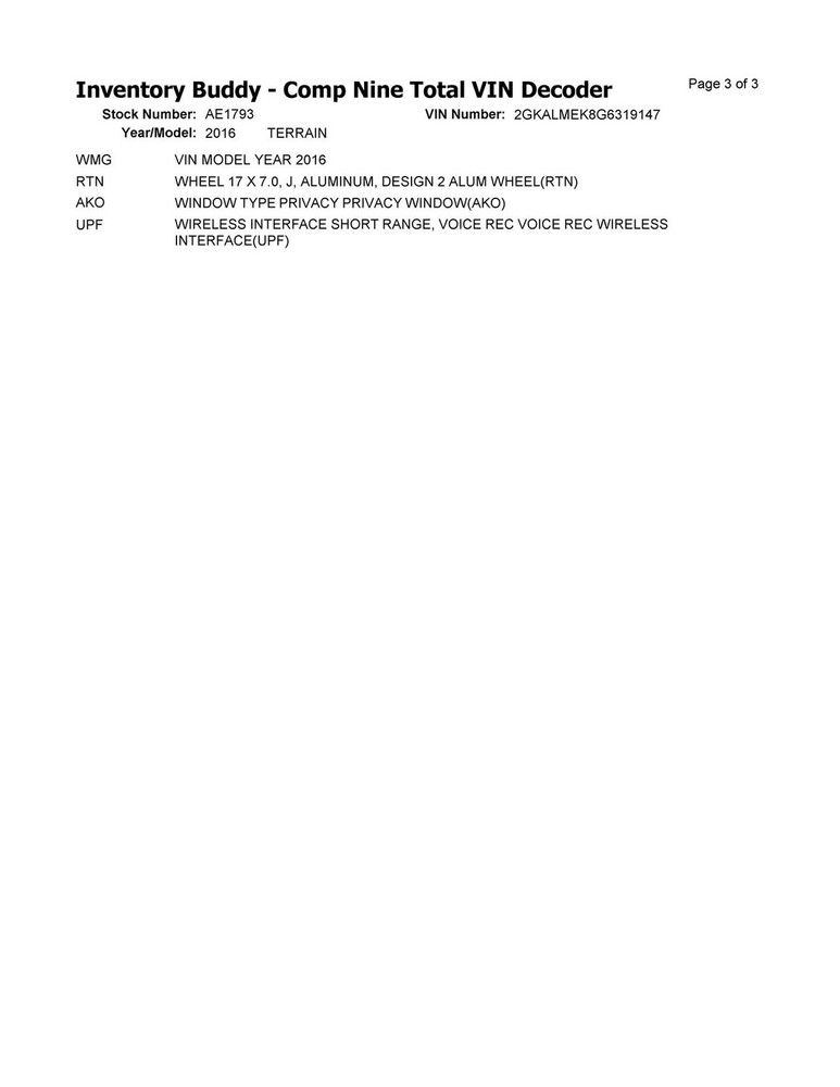 Used Front Left Steering Knuckle fits: 2016 Gmc Terrain Front Left Grade A