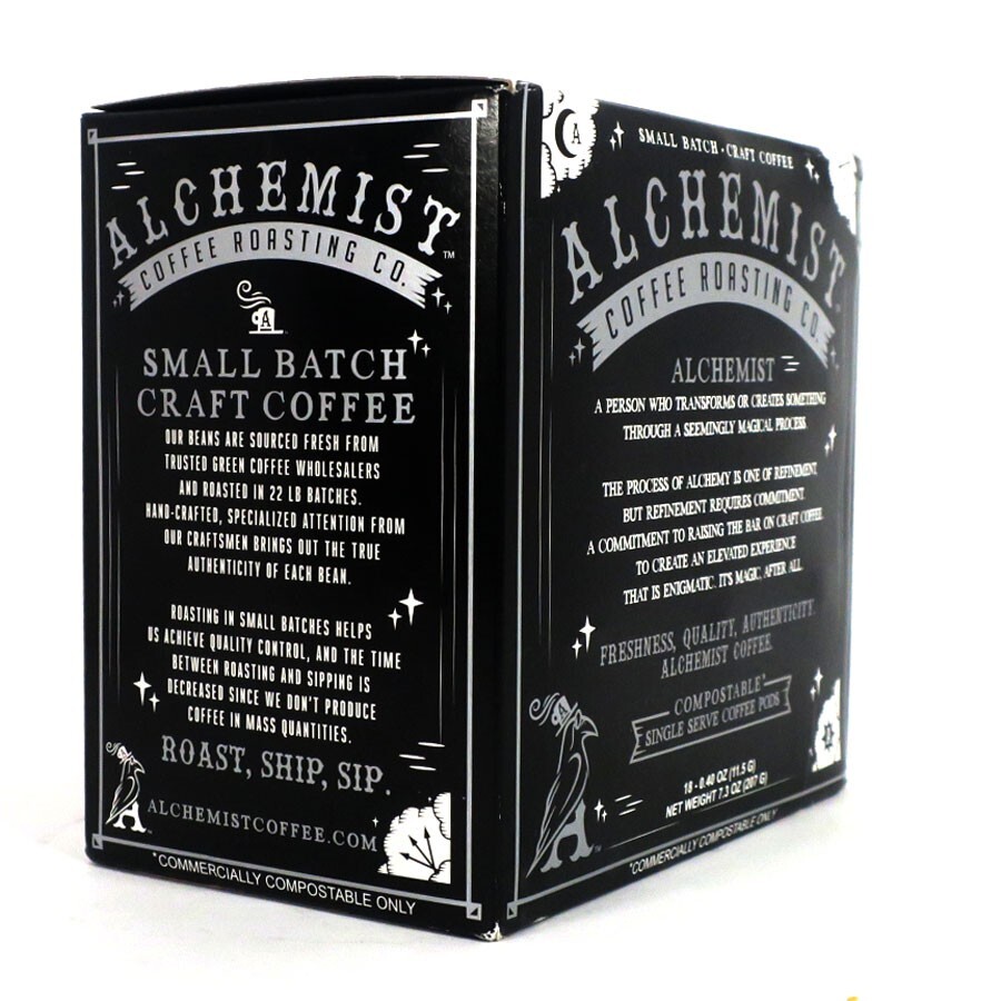 Alchemist Coffee Organic Silver Blend Medium Roast Coffee K-Cups 18 Count