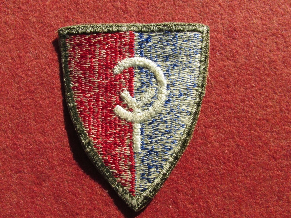 WW 2 US Army 38th Infantry Division Patch Insignia Cyclone Division