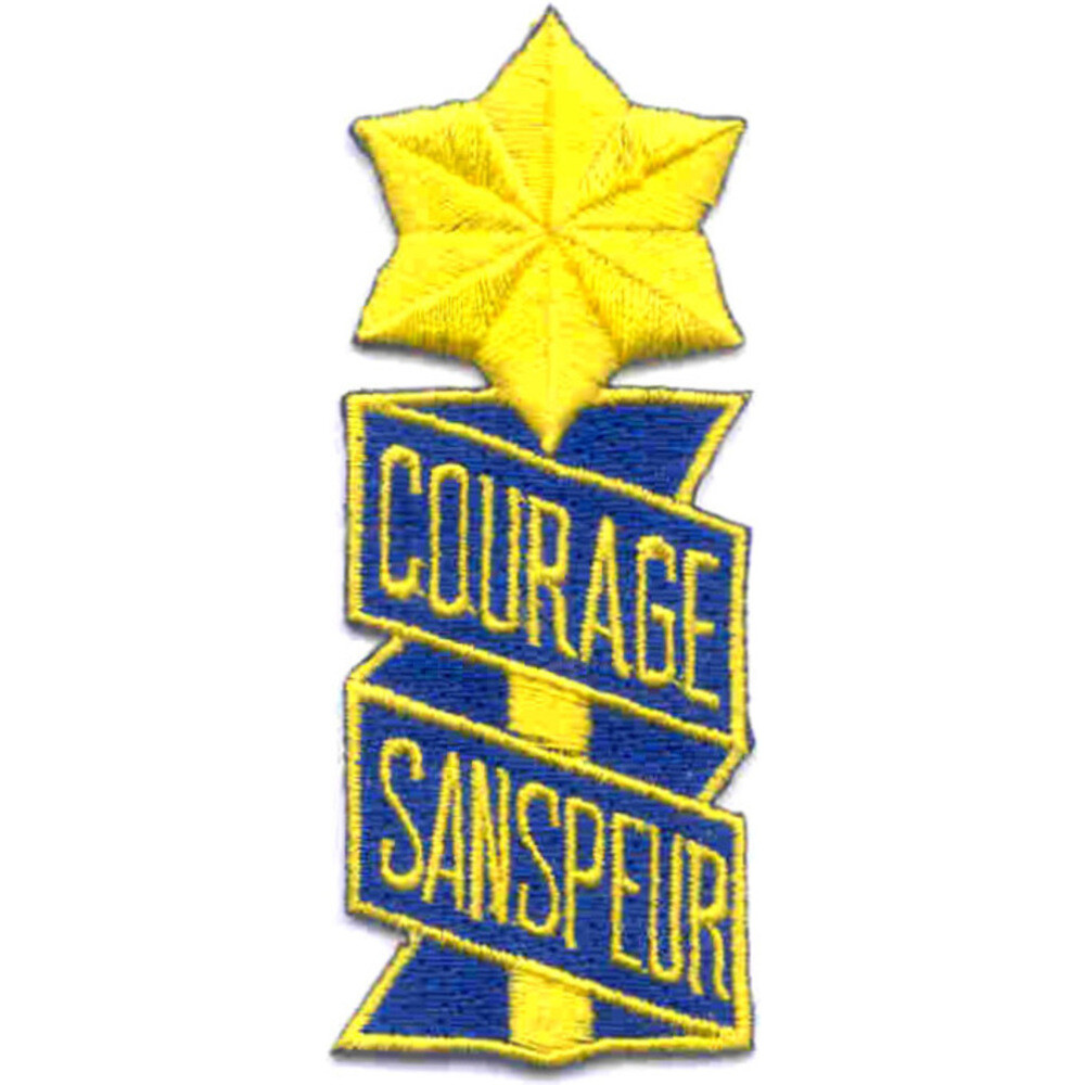 53rd Infantry Regiment Patch Courage Sanspeur
