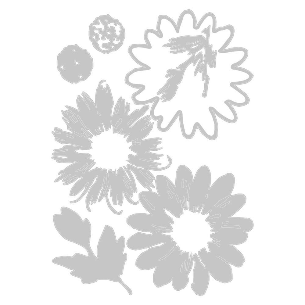 Blossom Flower Sizzix Thinlits Thin Metal Die Set by Tim Holtz 666283 NEW!