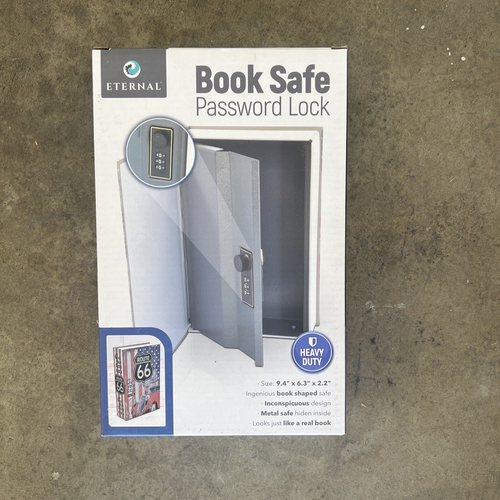 Book Safe Combination Password Lock English Dictionary NEW