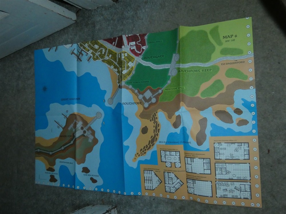 TSR AD&D: Forgotten Realms: City System: map 6 only