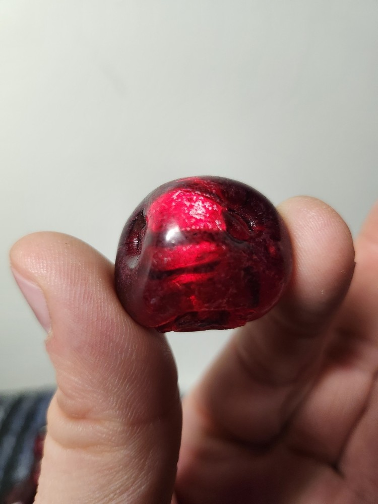Antique Vintage Glass Beads Large Pre-owned