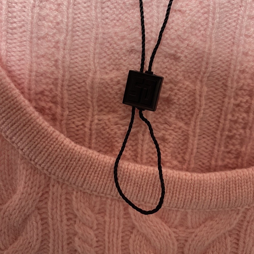 St John Sport Sweater Size Medium Pink Soft Knit