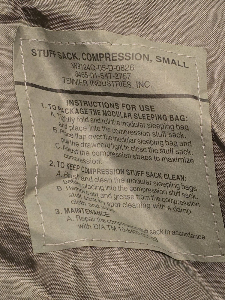 5-Piece Modular Sleep System ACU Digital - Used Very Good