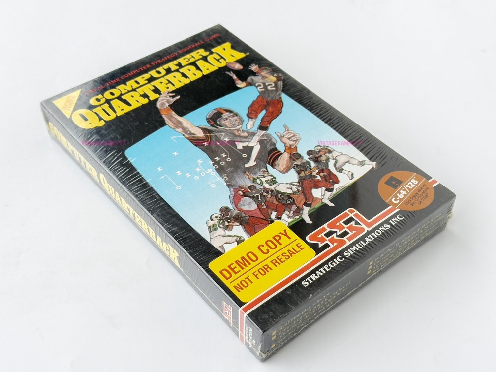 Computer Quarterback - SSI - 1984 / Commodore 64/128 - Sealed