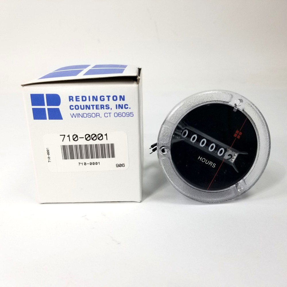 Redington Counters 710-0001 115 Volt 60Hz 10NL7 Hours Meter