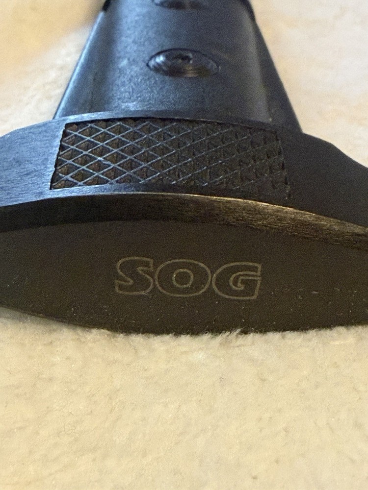 SOG Tactical Tomahawk Axe Hatchet w/ Sheath Black Survival Camping Tool