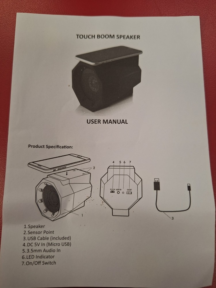 BERKSHIRE TOUCH SPEAKER BOOMBOX