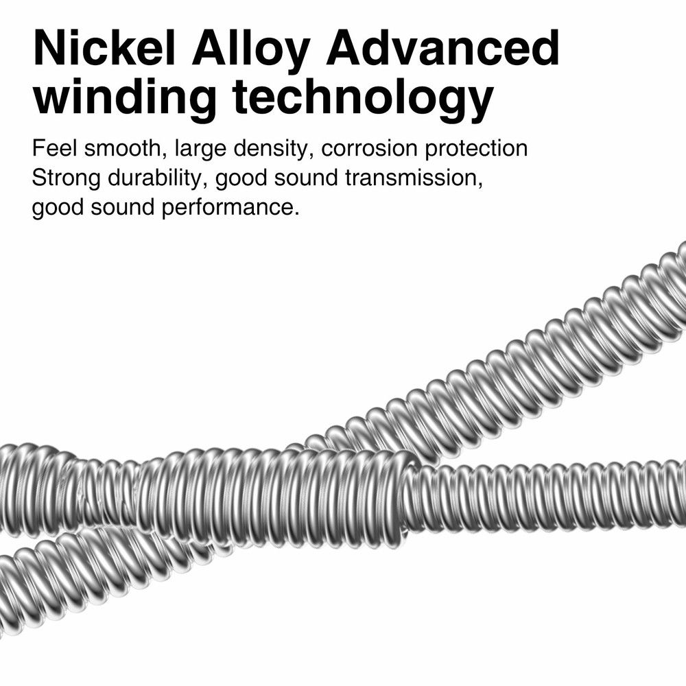 Orphee Electric Guitar Strings 11-50 Hexagonal Core Multi-Pack 10/15/30 Sets