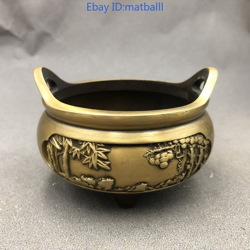 Incense Burner Bamboo Blessing Peace, Home Decor Craft