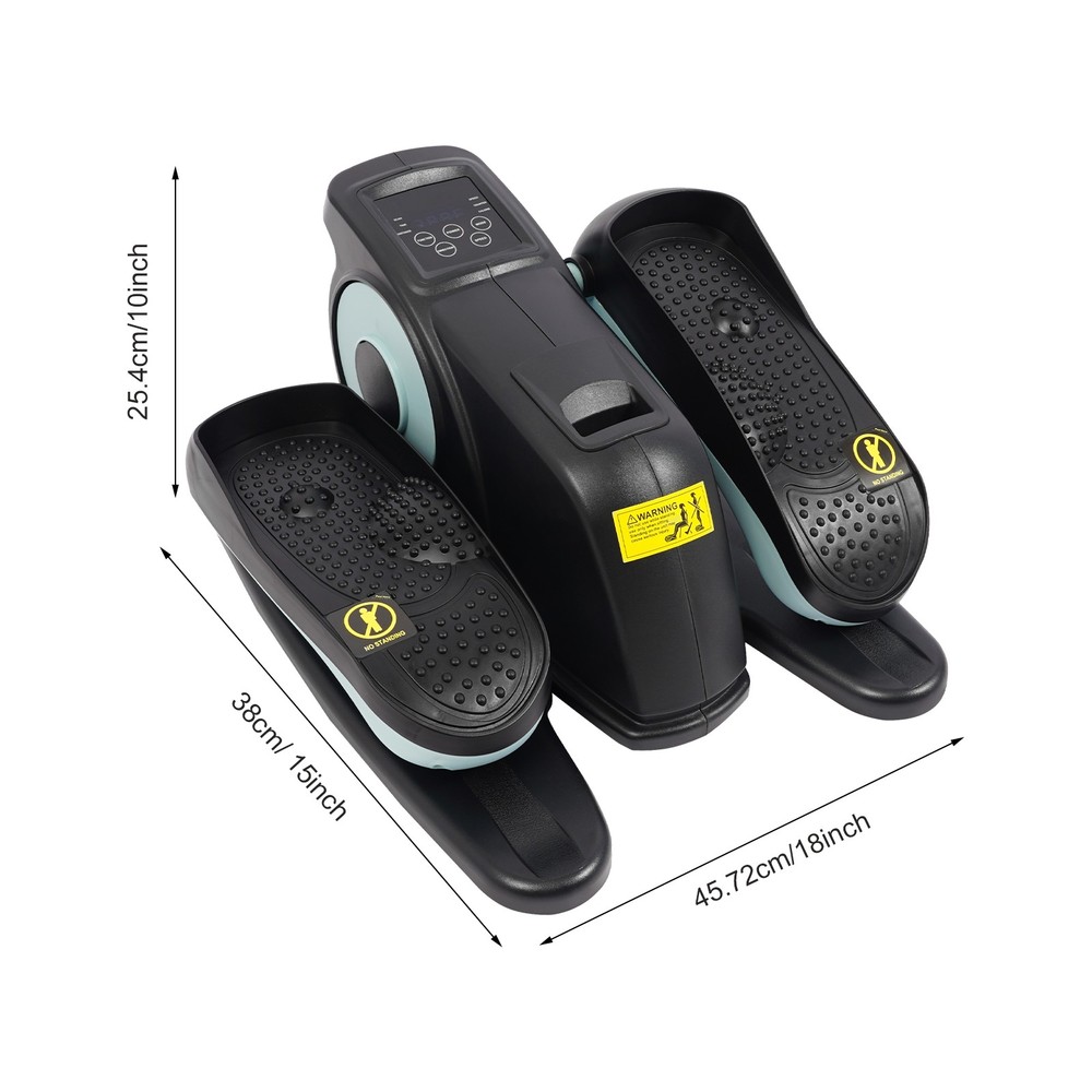 Portable Electric Pedal Trainer with Touch Screen & Remote Control Leg Exerciser