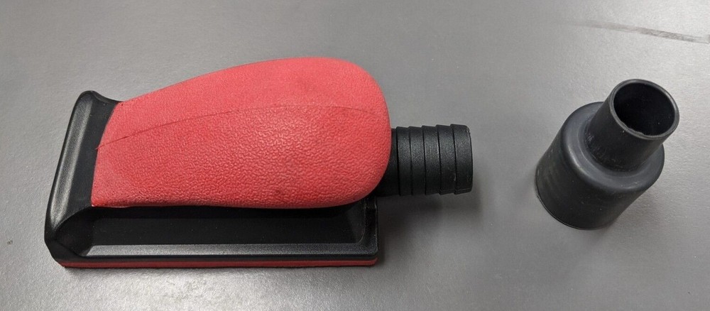 Vacuum Hand Sanding Block Multi Hole Hook and Loop 2.75" x 5"