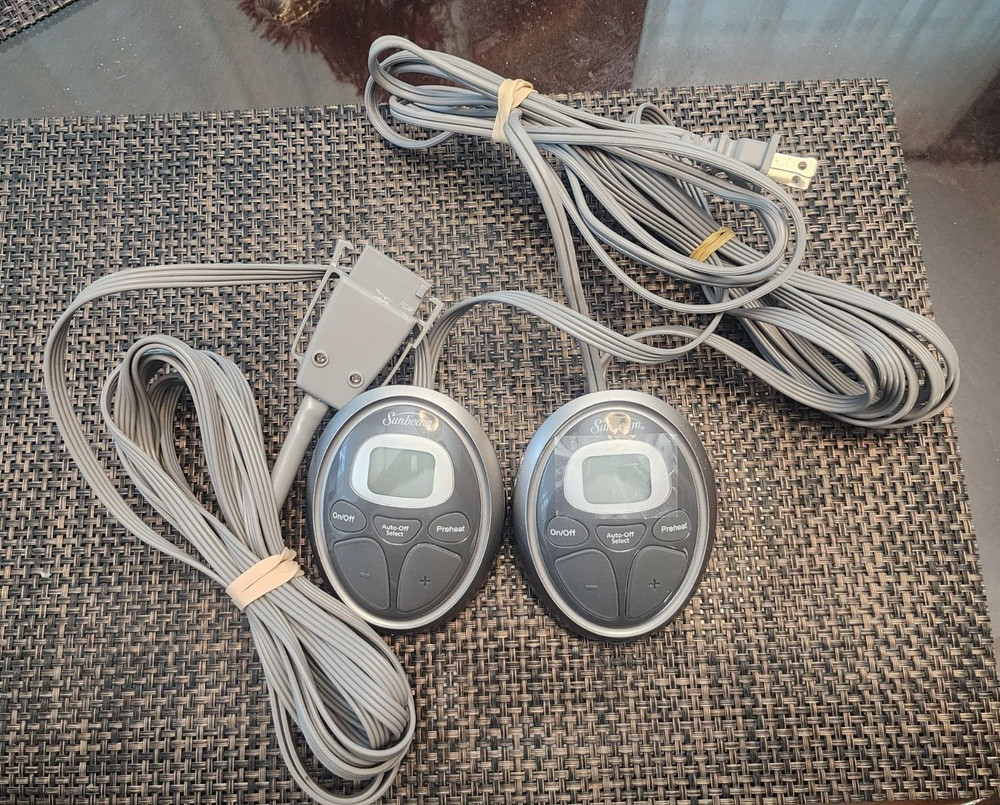 SUNBEAM STYLE P85KQA CONTROLLER 4-PRONG FOR DUAL CONTROL ELECTRIC BLANKET E4.3