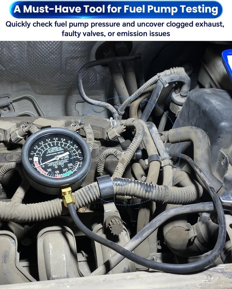 Professional Fuel Pump & Vacuum Tester Kit