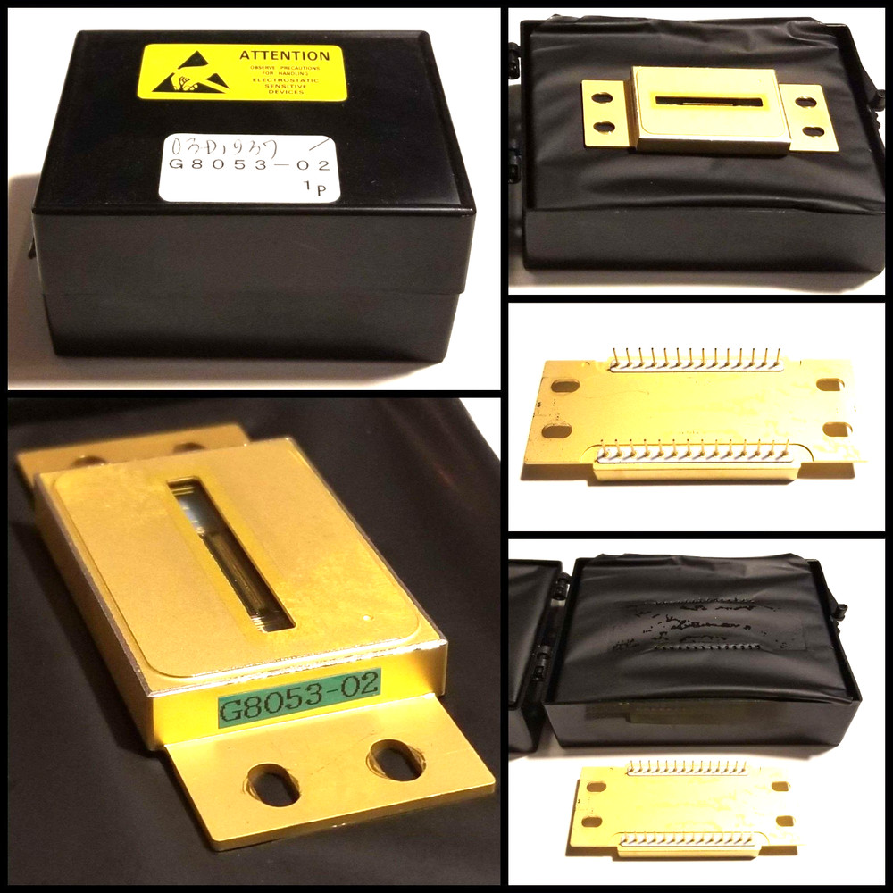 Hamamatsu G8053‑02 InGaAs NIR Linear Sensor – Vintage NOS, Open Box, Untested