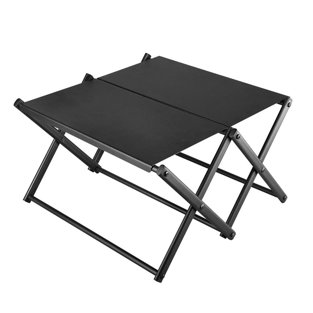Portable Three Tier Rack for Efficient Use in Camping or Home Environments