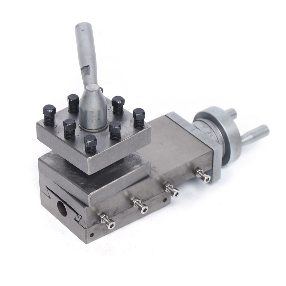 Mini Lathe Tool Post Assembly Holder – Quick Change Cast Iron Accessory