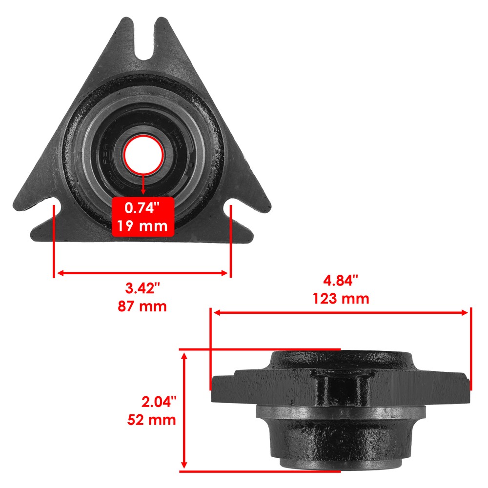 3X Blade Spindle Hub For John Deere AM30302