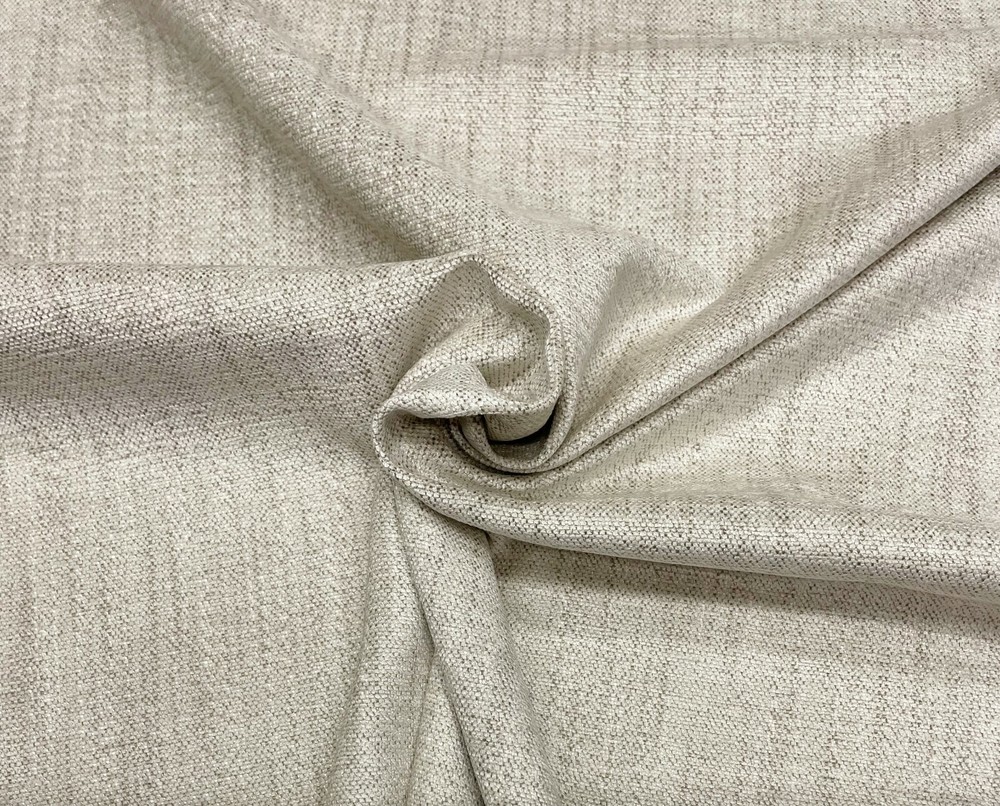 BALLARD DESIGNS PARKTON PARCHMENT SOLID CRYPTON® PERFORMANCE FABRIC BY YARD 54"W