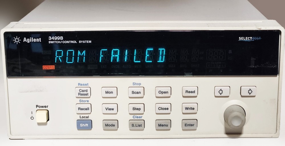 AGILENT (HP) 3499B 2-SLOT SWITCH CONTROL MAINFRAME ****LOOK**** (REF.: 020M)