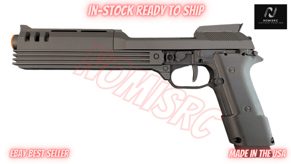 Robocop Auto 9 Replica – 3D Printed – 9mm Robocop – DIY Unpainted - Realistic