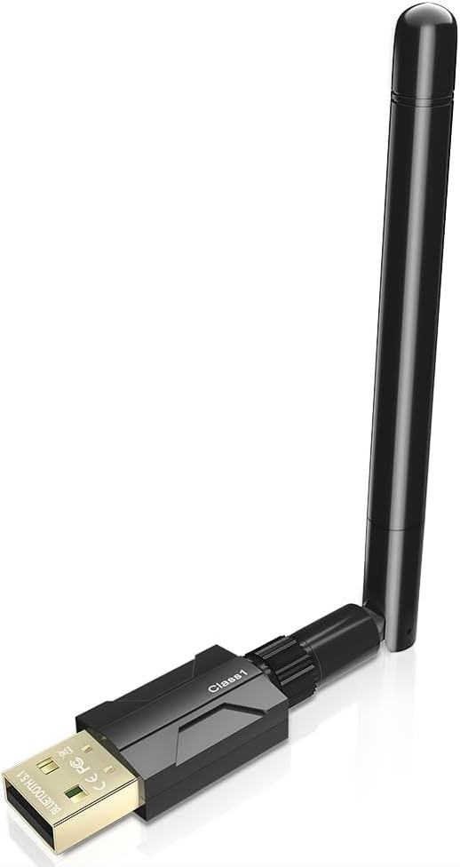High-Performance USB Bluetooth 5.1 Adapter: Extend Your Wireless Range to 300FT