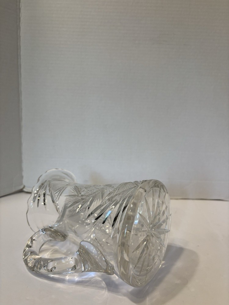 CRYSTAL JUG/PITCHER 7 1/2" TALL