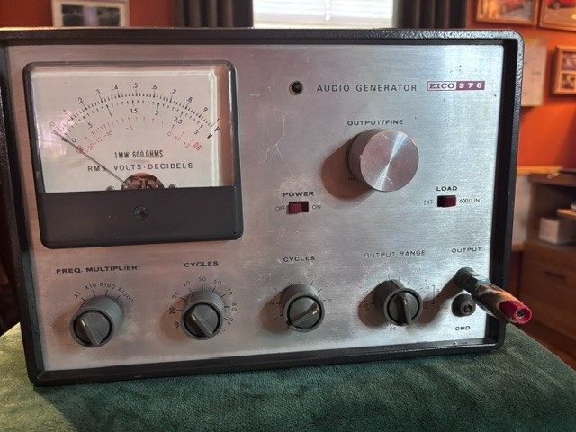 EICO Model 378 Audio Generator  Working/Read