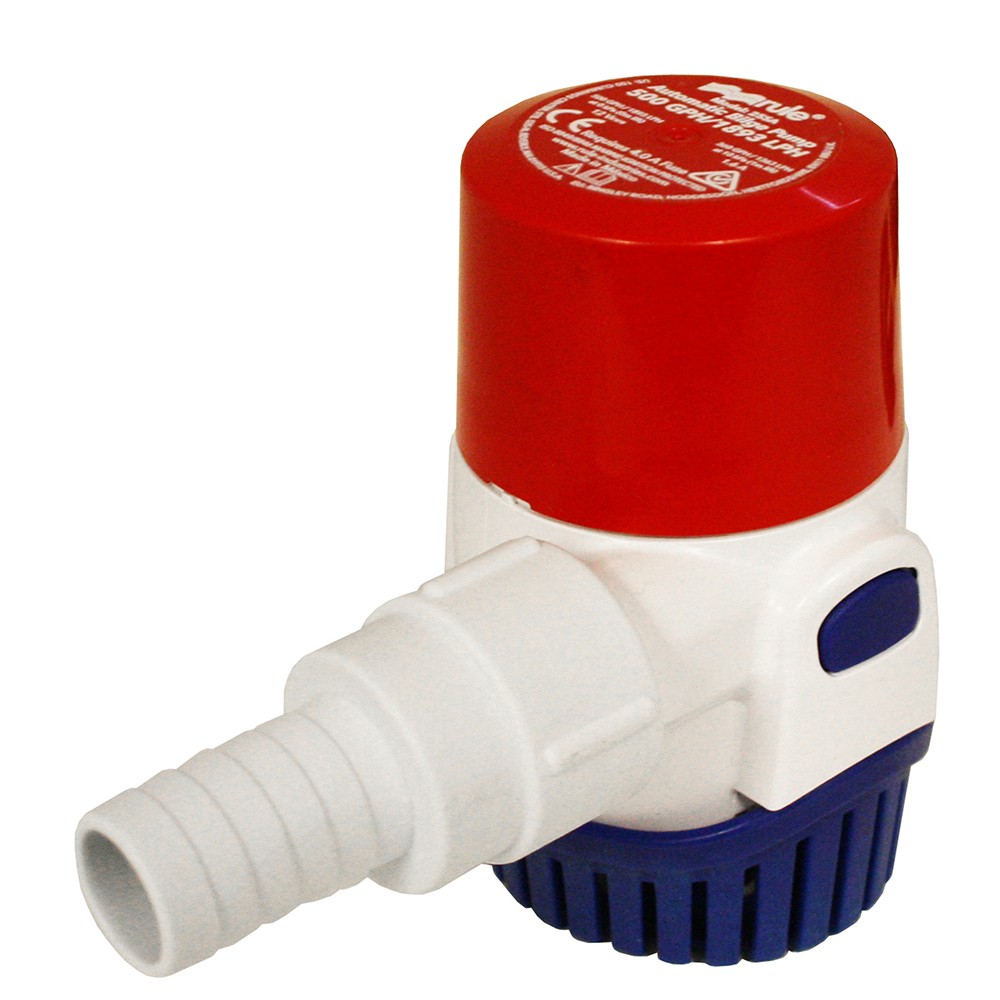 Rule 25SA-24 Electronic Sensing Bilge Pump, 500 GPH, 24V