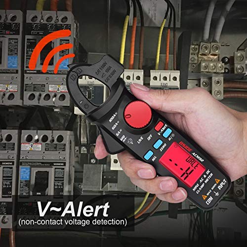 BSIDE DC Current Clamp Meter 6000 Counts Digital Multimeter Amp ACM92