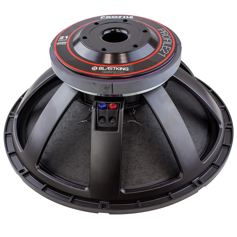 Blastking PROFILE21 21" 4000 Watts High Output Woofer aluminum Program Power 8 Ω