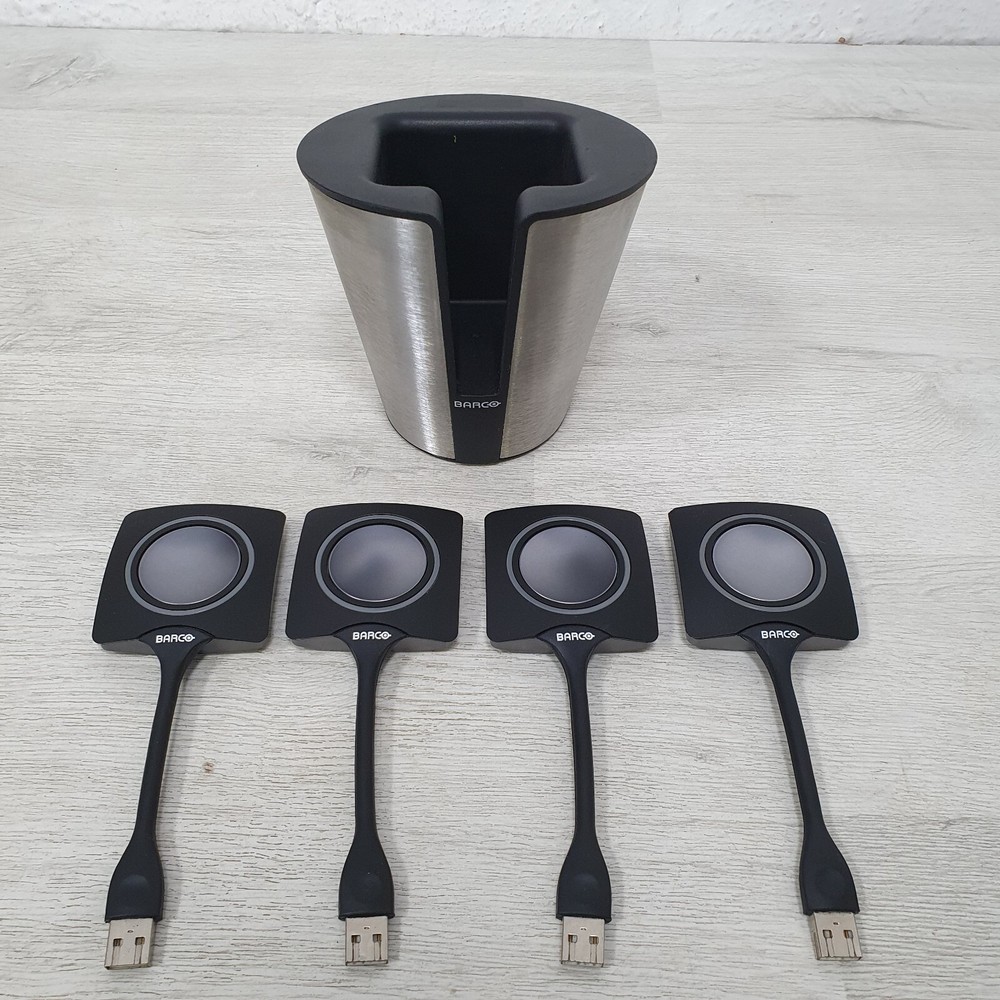 4 x Barco ClickShare Button Switch R9861006D01 With Tray - O8