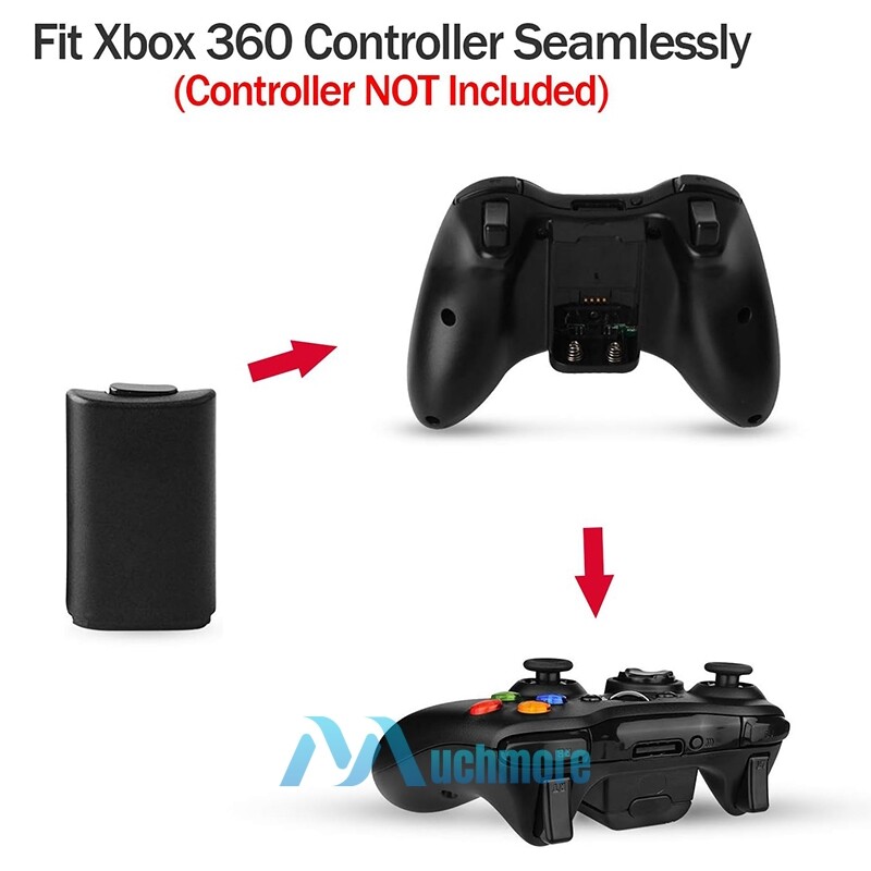 LOT 100X AA Battery Back Cover Case Shell Pack For Xbox 360 Wireless Controller