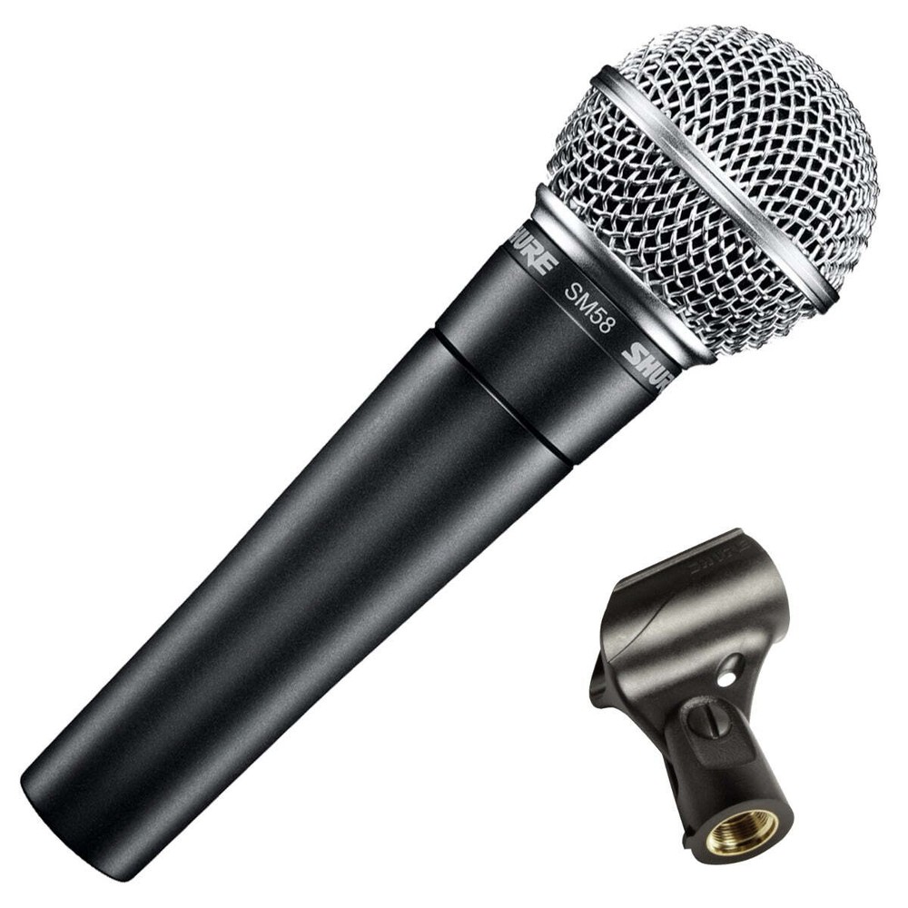 Shure SM58-LC Dynamic Vocal Microphone TRIPLE PERFORMER PAK