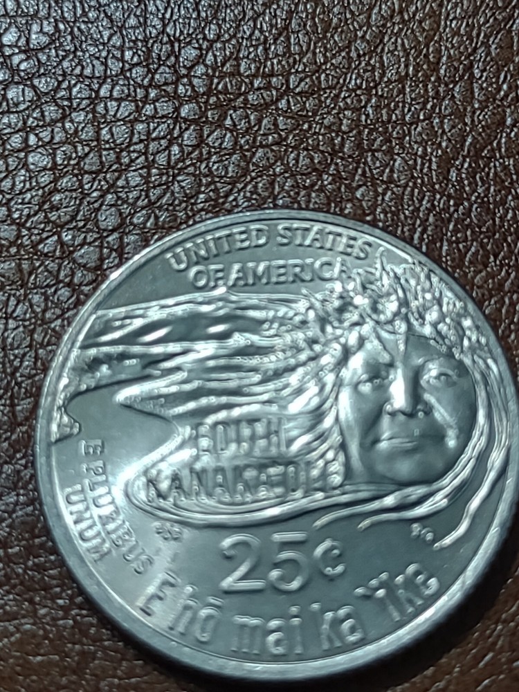 2023 P Edith Kanakaole Quarter Error Coin Obverse & Reverse error